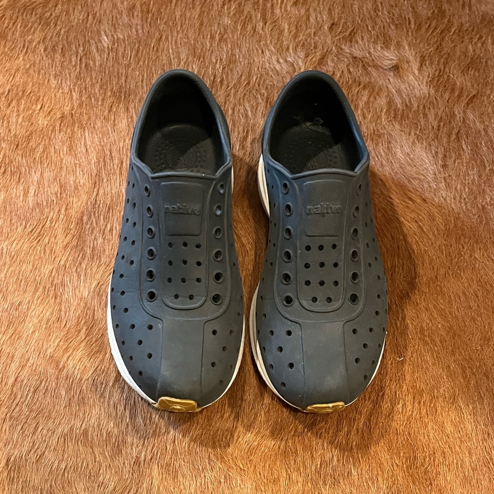 Native Kids Robbie Black Slip-On Shoe